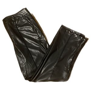 Black Leather Pants - Shein
